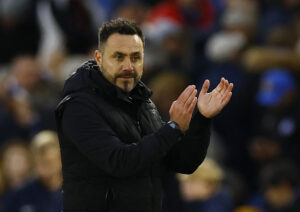 Roberto De Zerbi er ikke tilfreds med Premier League-dommerne.