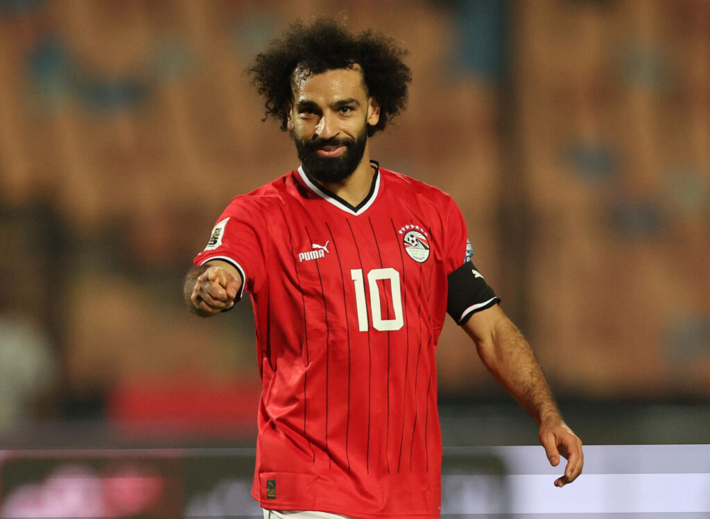 Mohamed Salah scorede torsdag fire mål for Egypten.