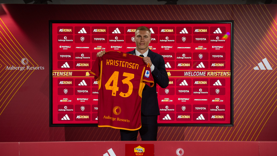 Rasmus Nissen Kristensen blev matchvinder for AS Roma mod Sassuolo