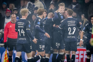 AGF fejrer søndagens sejr over FCK.