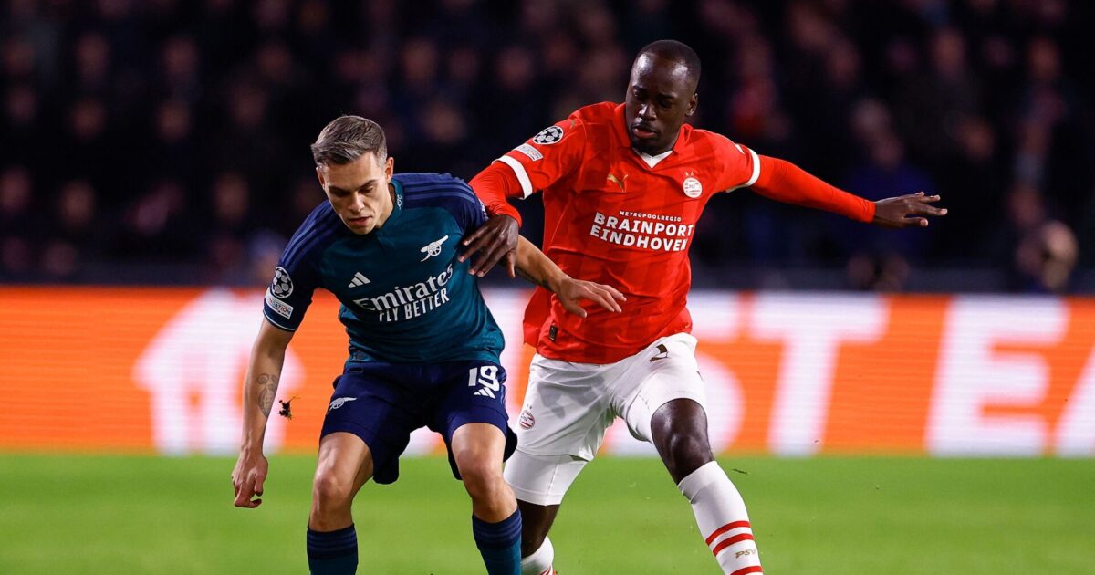 Mål og Highlights: PSV og Arsenal spiller 1-1 i betydningsløst CL-opgør Foto: Kenzo Tribouillard/AFP/Ritzau Scanpix
