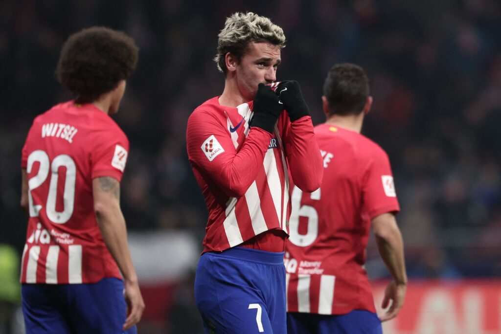 Antoine Griezman satte ny rekord for Atletico Madrid.