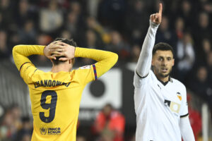 Robert Lewandowski og Barca smed point.