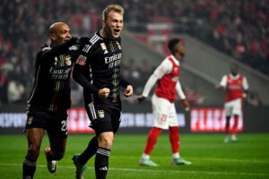 Casper Tengstedt var på ny afgørende for Benfica mod Braga.