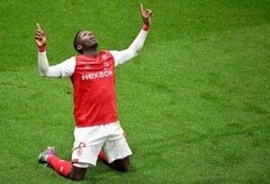 Mohammed Daramy var i hopla mod Strasbourg.