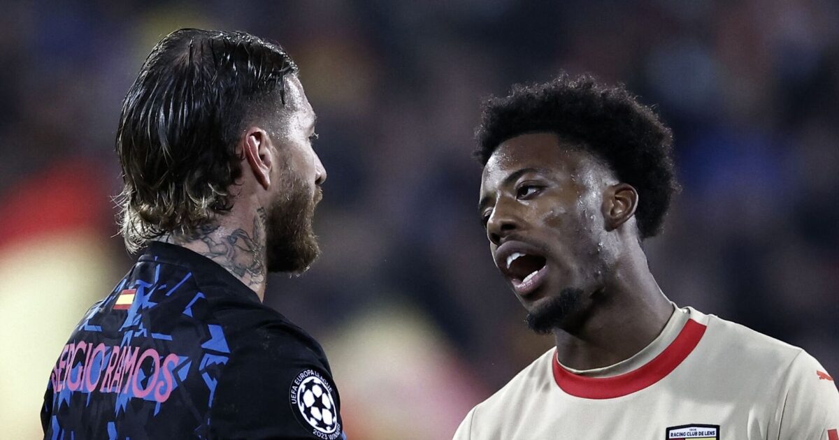 Se den mærkværdige situation: Sevilla får sjældent indirekte frispark Foto: Sameer Al-Doumy/AFP/Ritzau Scanpix