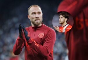 Christian Eriksen ønsker det bedste for Tom Lockyer.