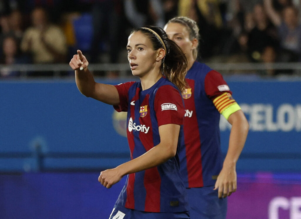 Aitana Bonmati i Champions League for FC Barcelona.