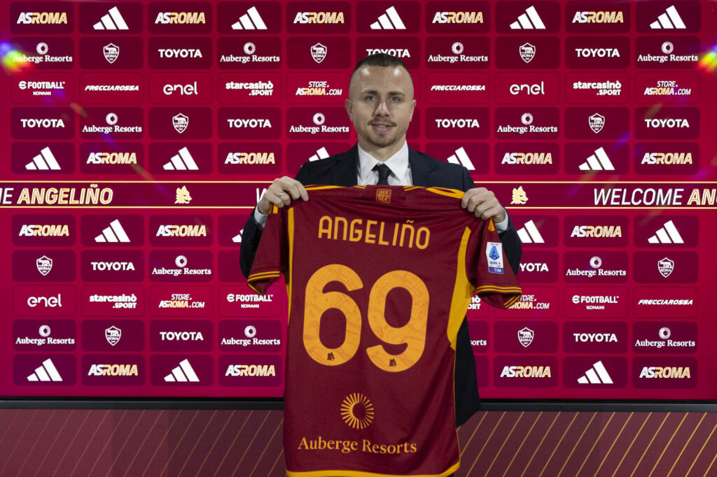 Angelino præsenteret i AS Roma