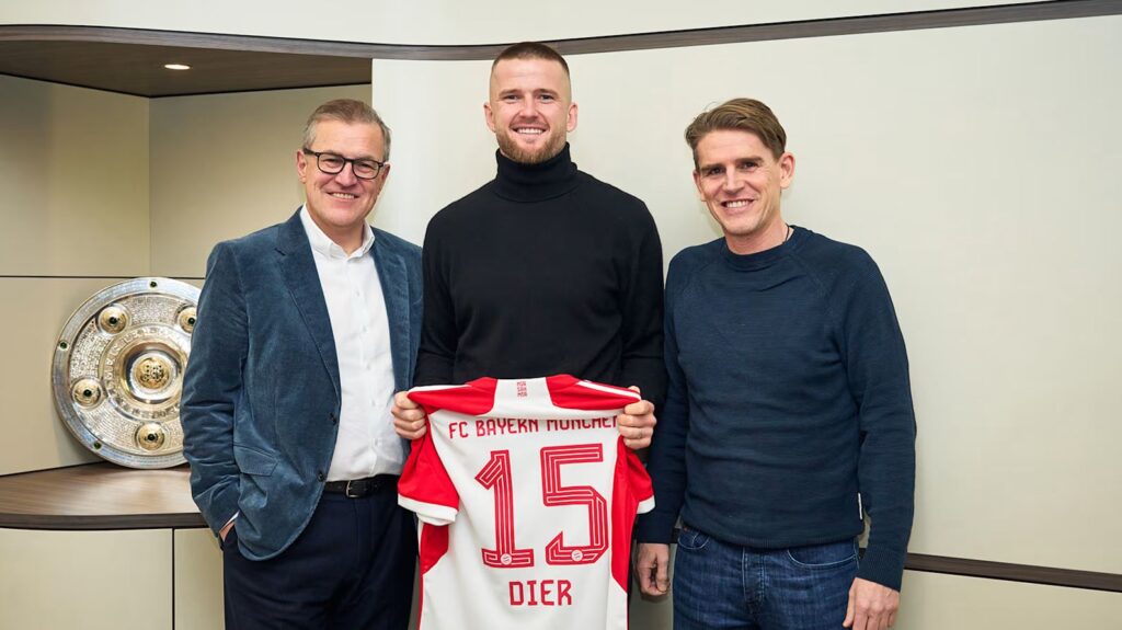 Eric Dier præsenteres i Bayern München