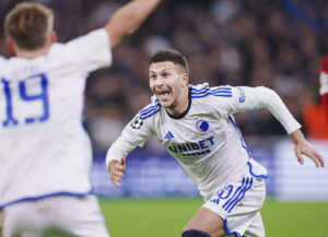 Roony Bardghji jubler efter scoring for FCK
