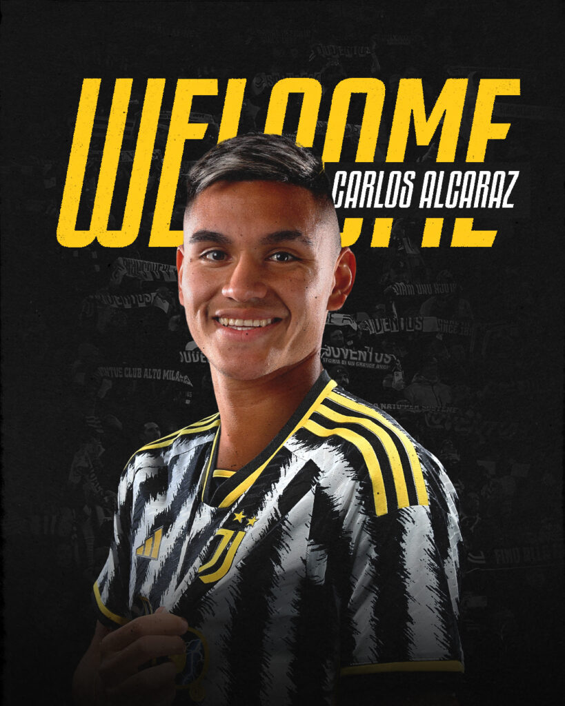 Carlos Alcaraz skifter til Juventus på en lejeaftale.