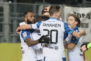 Casper Nielsen og Andreas Skov Olsen var kampafgørende for Club Brugge lørdag aften.