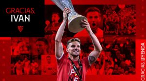 Sevilla tager afsked med Ivan Rakitic.