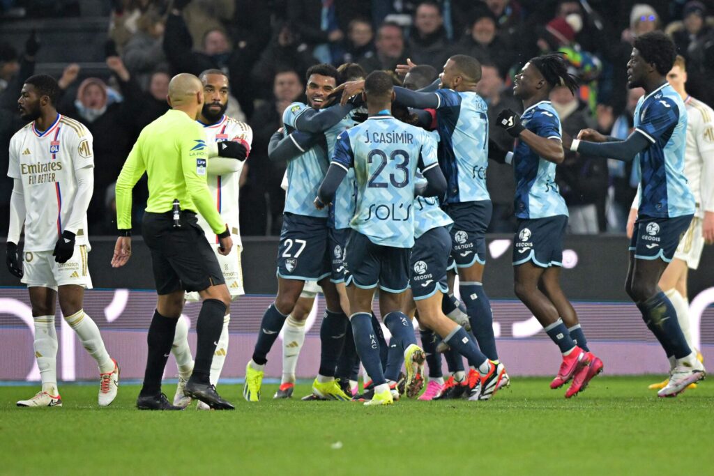 Lyon fik to mand smidt ud i nederlaget til Le Havre