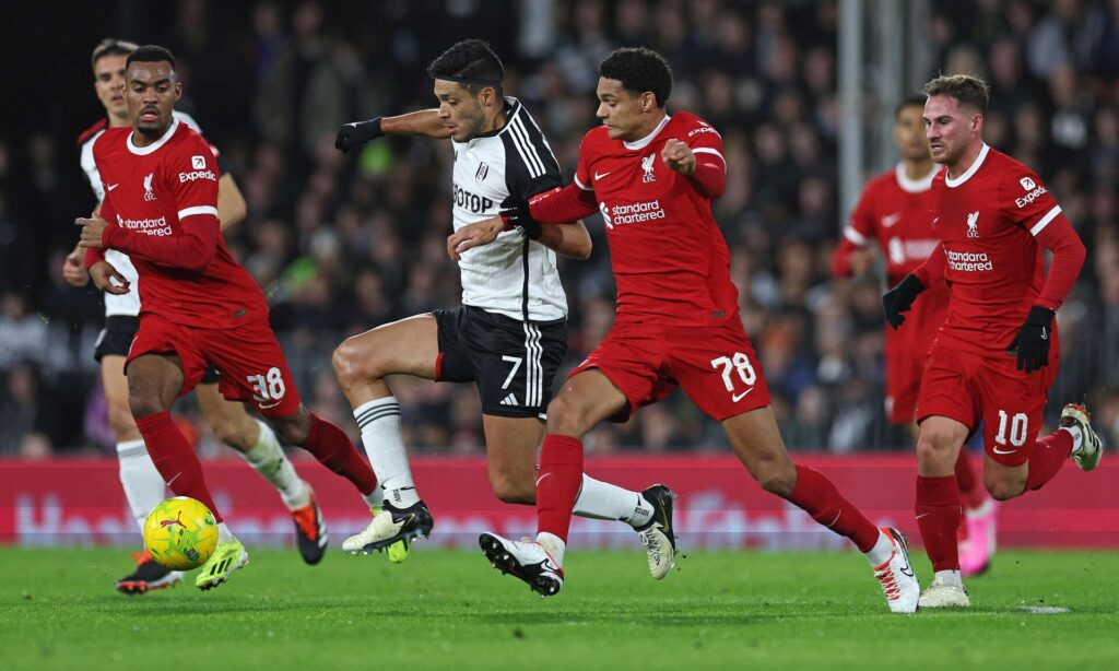 Mål og highlights fra Carabao Cup-semifinalen mellem Fulham og Liverpool.