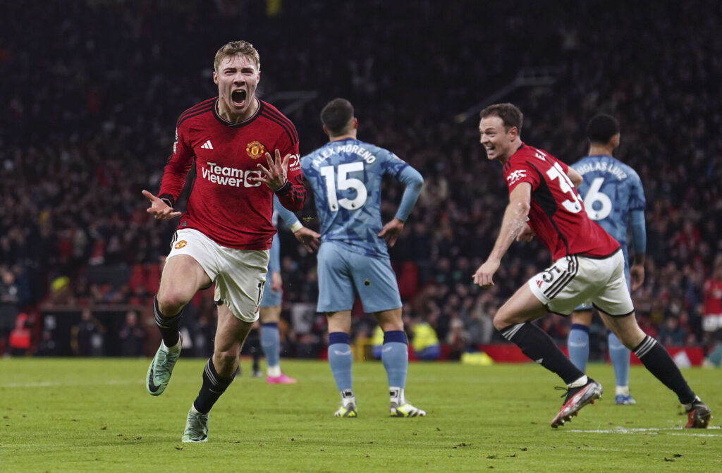 Rasmus Højlund starter for Manchester United