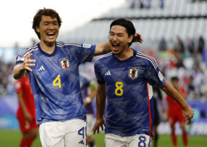 Minamino gav Japan sejr over Vietnam.