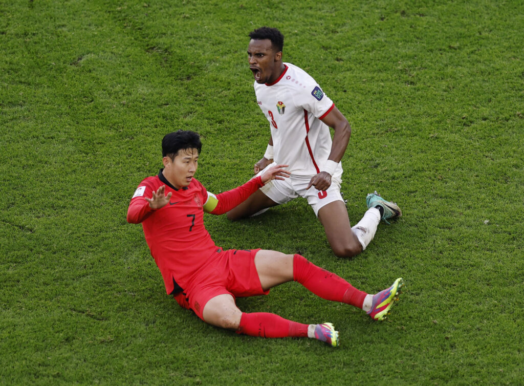 Sydkorea og Jordan spillede 2-2 ved Asian Cup.