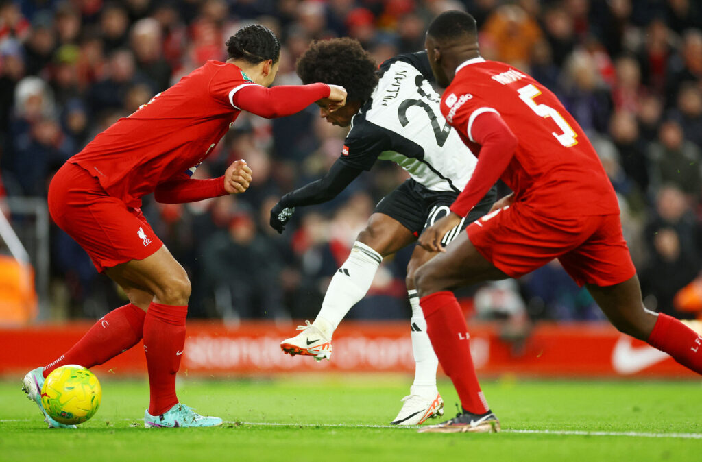 Mål og Highlights fra carabao Cup semifinalen mellem Liverpool og Fulham.