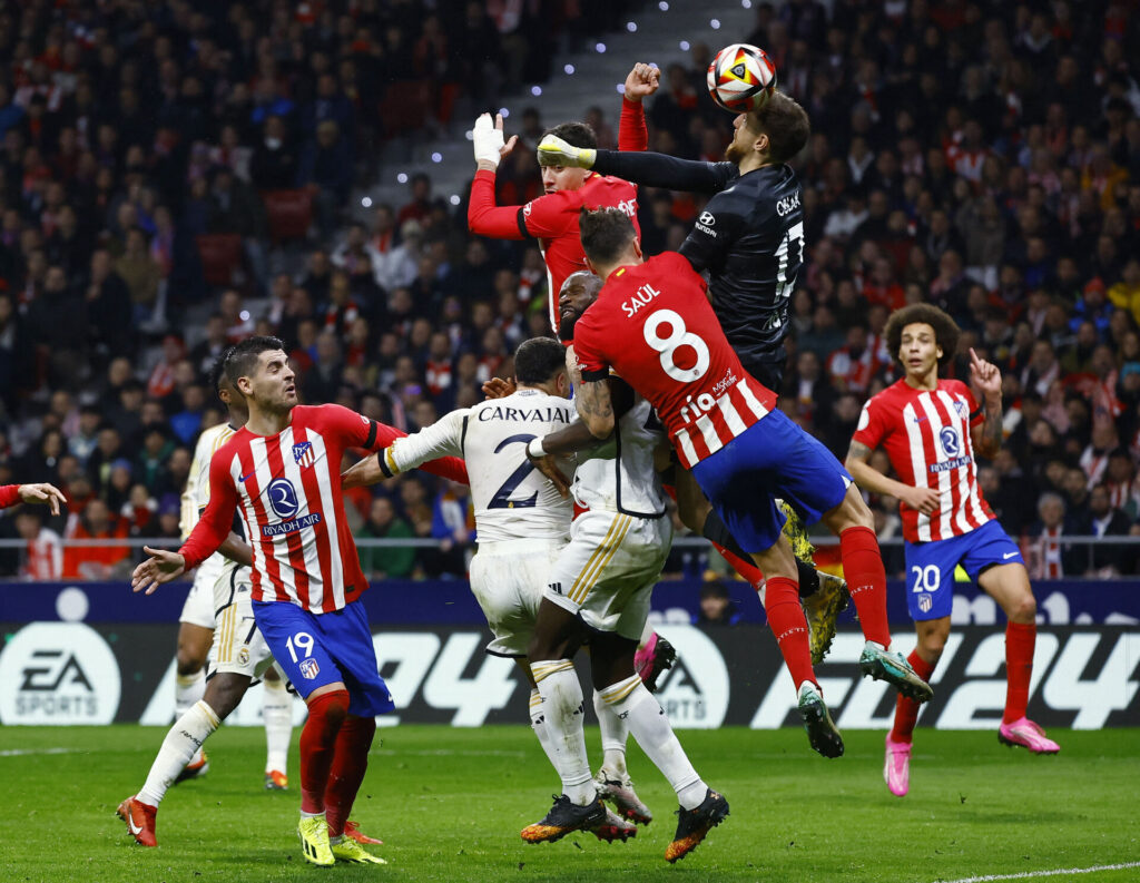 Atlético Madrid mødte Real Madrid i ottendedelsfinalen af Copa del Rey.