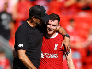Liverpool har Andy Robertson tilbage fra skade.