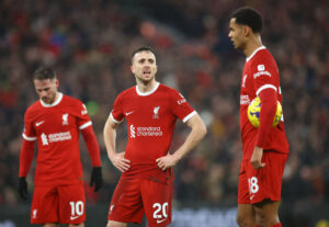 Diogo Jota for Liverpool mod Newcastle United.