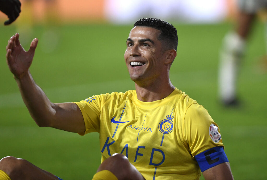 Cristiano Ronaldo i kamp for Al-Nassr mod Al-Ettifaq.