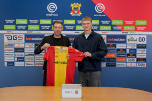 Søren Tengstedt i sin nye klub Go Ahead Eagles