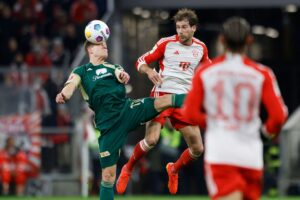 Jonas Wind kan se frem til at få tyske Kevin Behrens som konkurrent i Wolfsburg.