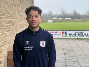 Mikael Anderson efter træningen på Fredensvang.