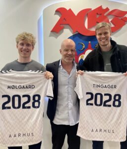 AGF forlænger med de to profiler TObias Mølgaard og Frederik Tingager