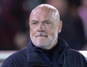 AGFs cheftræner Uwe Rösler under superligakampen mellem Vejle Boldklub og AGF på Vejle Stadion mandag den 19. februar 2024.
