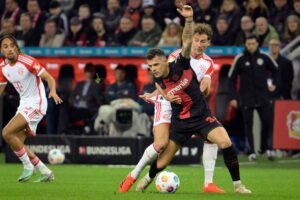 Se højdepunkterne fra topbraget mellem Leverkusen og Bayern München.