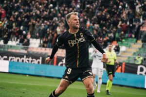 Christian Gytkjær scorede for Venezia mod Cittadella.