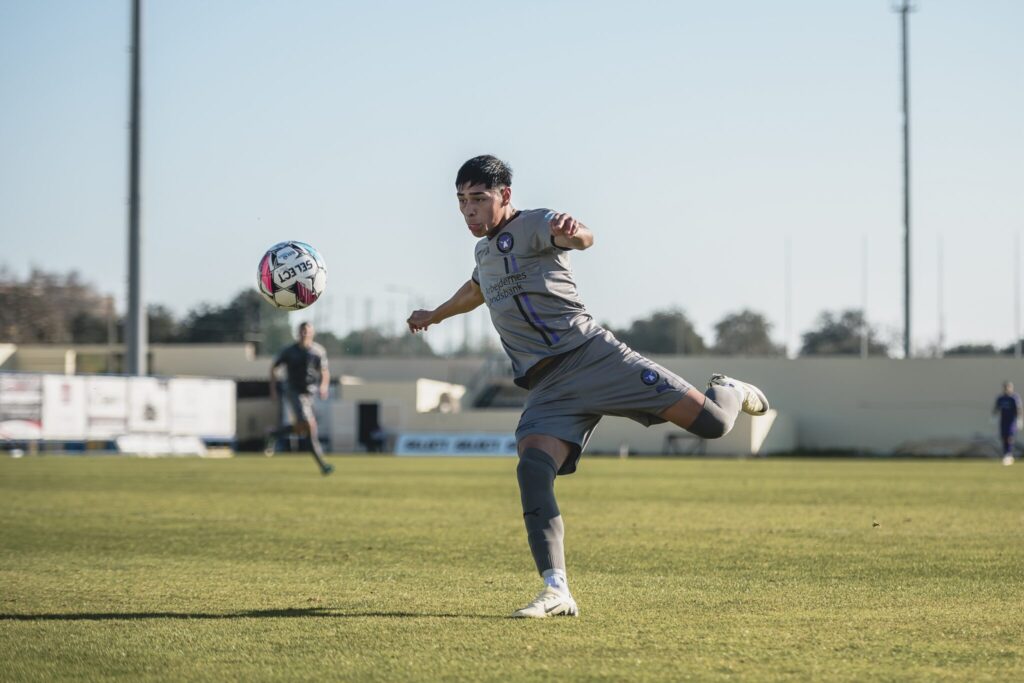 FC Midtjyllands 20-årige chilener, Daniel Osorio, i aktion for klubben under træningsturneringen Atlantic Cup.