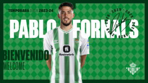 Pablo Fornals skifter til Real Betis fra West Ham.