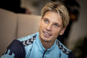 Jens Stryger Larsen fik uofficiel debut for Malmö FF torsdag.