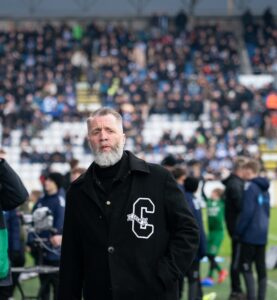 Björn Wesström før superliga-kampen mellem OB og Brøndby