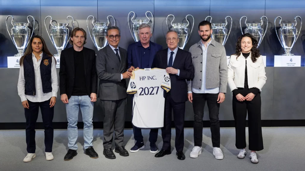 Real Madrid har indgået et samarbejde med HP.