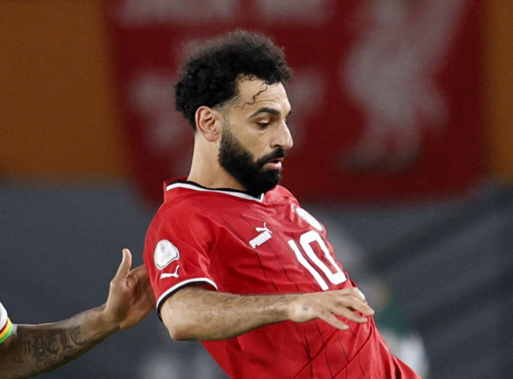 Mohamed Salah i kamp for Egypten