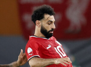 Mohamed Salah i aktion for Egypten