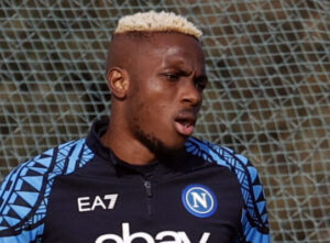 Victor Osimhen træner med for Napoli