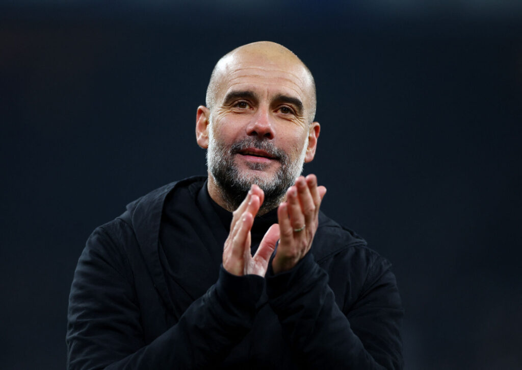 Pep Guardiola jubler efter sejren over FCK