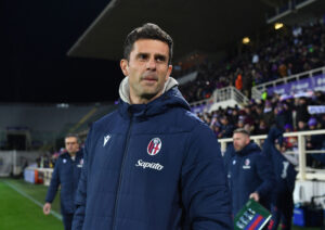 Thiago Motta var en glad mand efter Bolognas sejr over Fiorentina, som sender dem tæt på Champions League