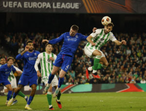 Germán Pezzella i aktion for Real Betis i LaLiga