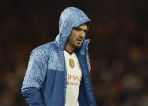 Jack Grealish udgik med en skade i Manchester Citys FA Cup-sejr over Luton.