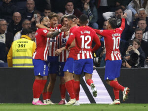 Marcos Llorente snyder Real Madrid for alle tre point med en sen udligning søndag aften.