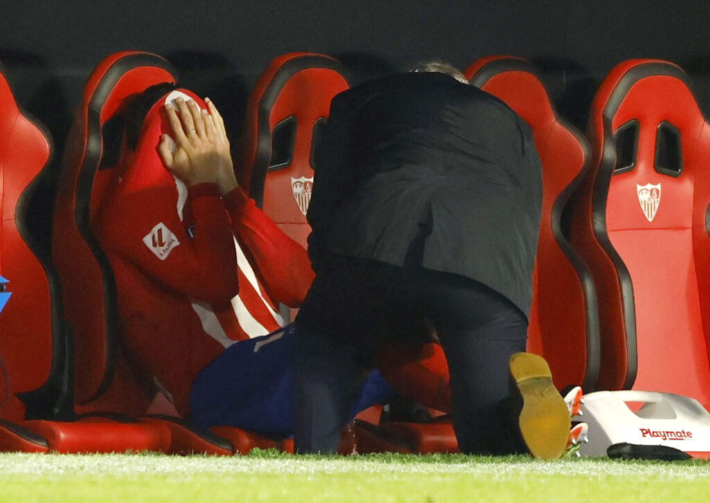 Álvaro Morata er skadet med et forstuvet ledbånd, skriver Atletico Madrid