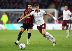 Se højdepunkterne fra Premier League-kampen mellem Bournemouth og Manchester City.